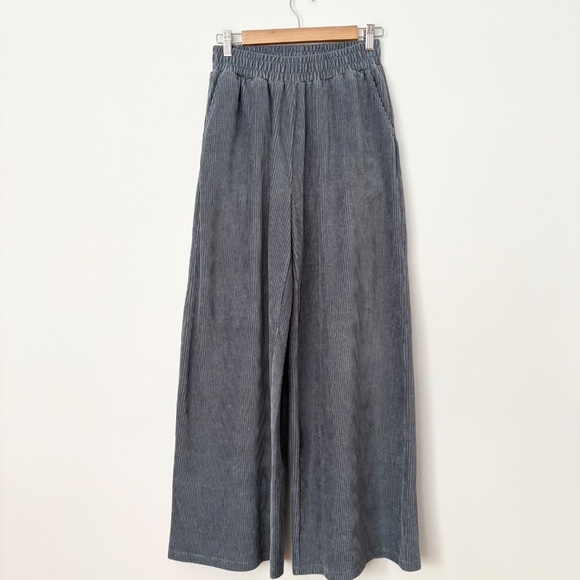 Native youth corduroy wide leg trousers - Picture 2 of 5